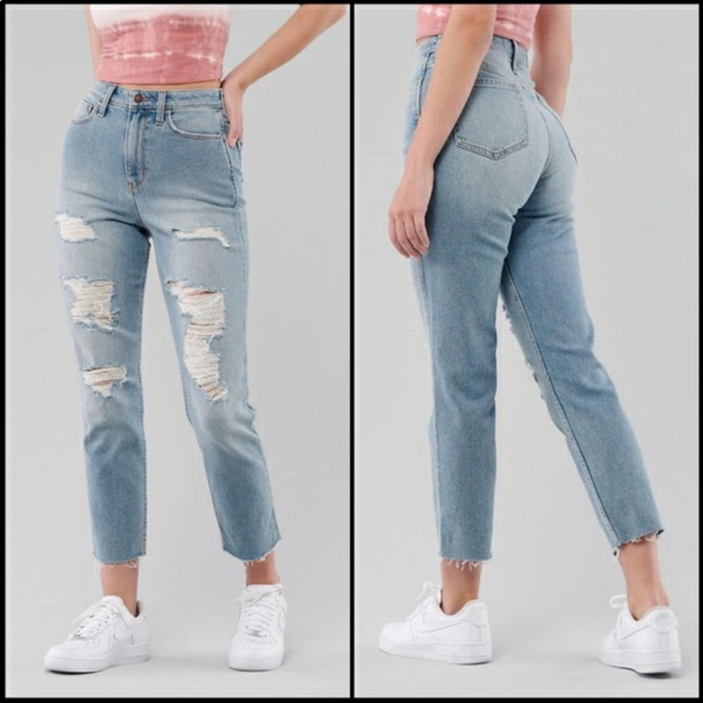 Hollister mom jeans